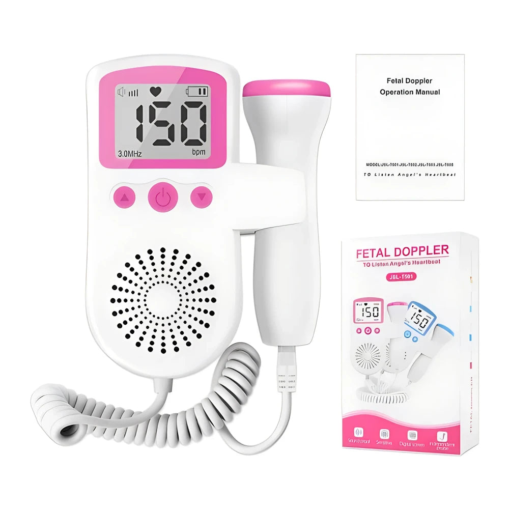 Doppler Fetal Heart Rate Monitor - Pink