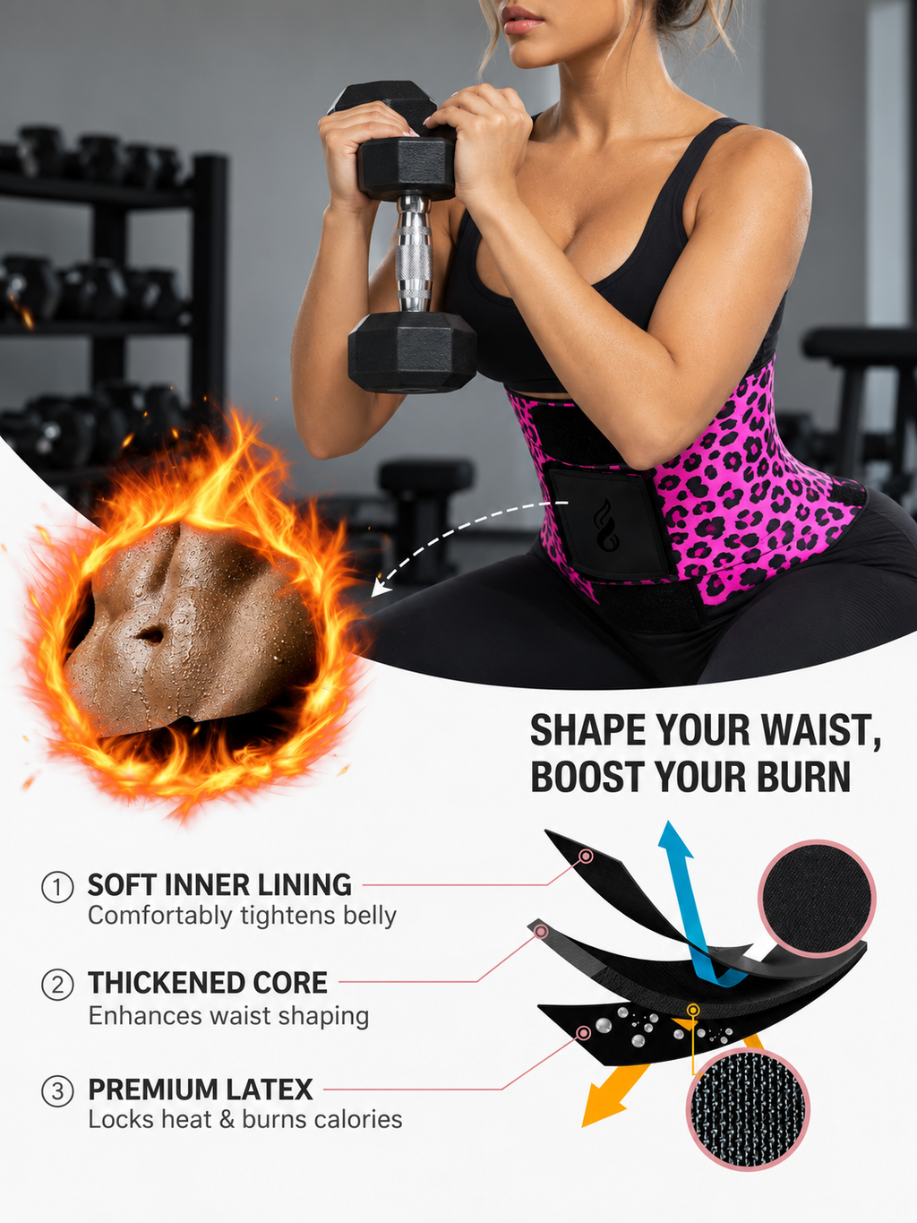 Adjustable Waist Training Belt